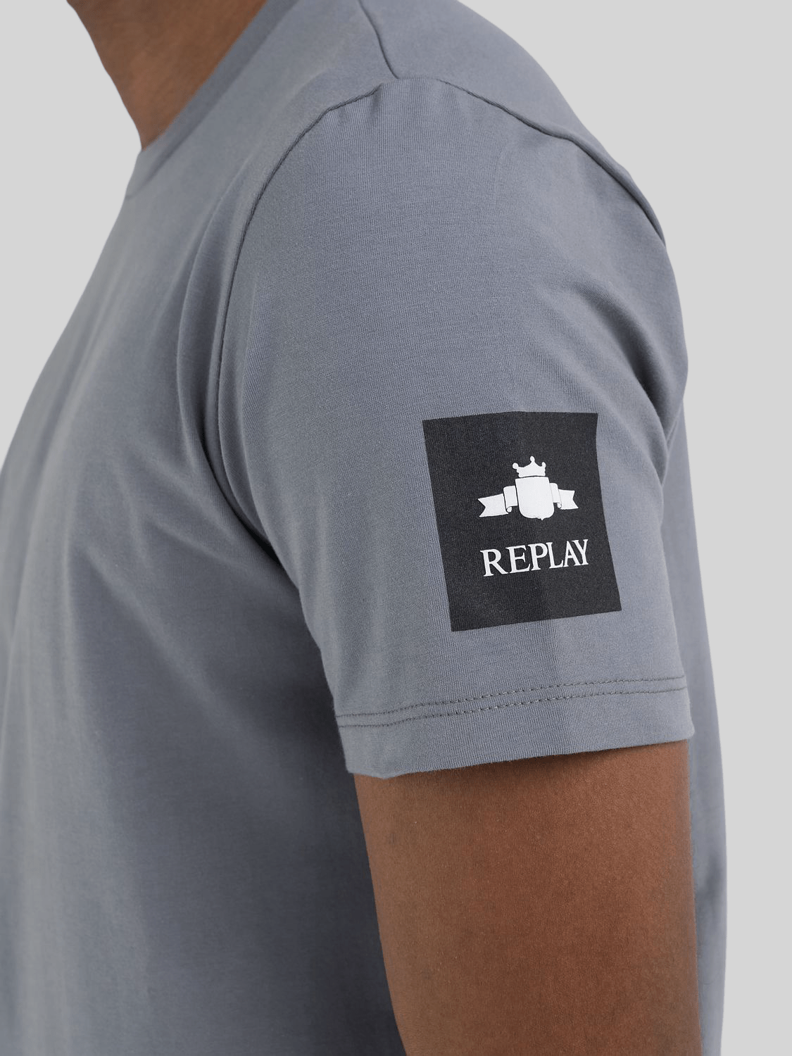 Archival Logo Lead Grey T-Shirt - Switch On Africa