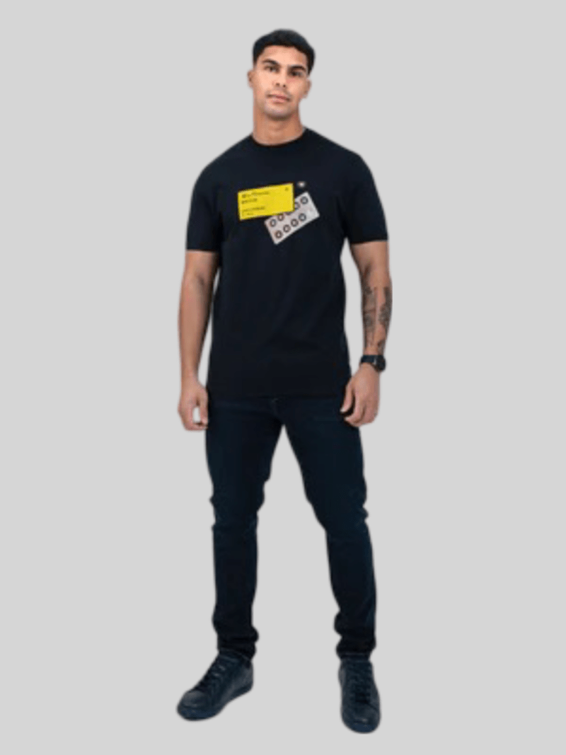 Ben Sherman Music Life Tee Black - Switch On Africa