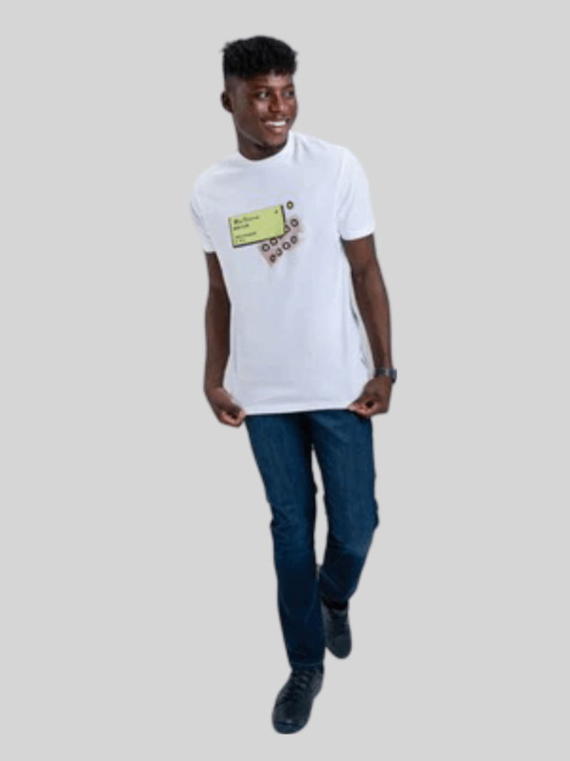Ben Sherman Music Life Tee White - Switch On Africa