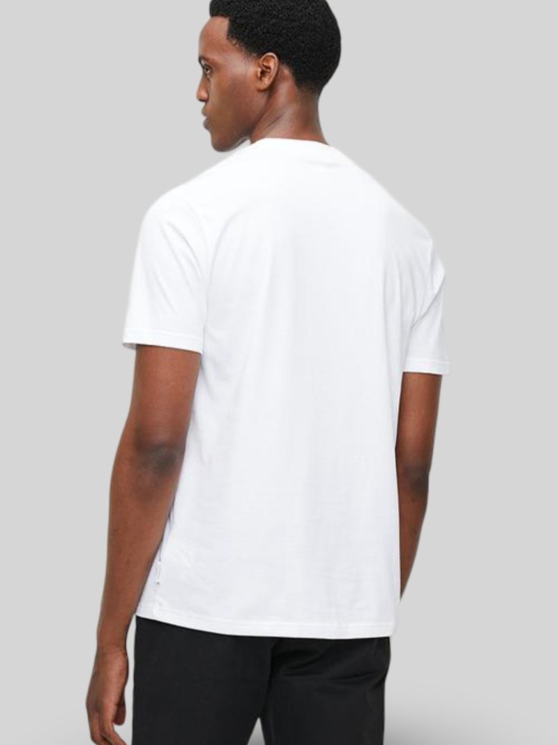 BEN SHERMAN Off Line Texture T-Shirt - White - Switch On Africa