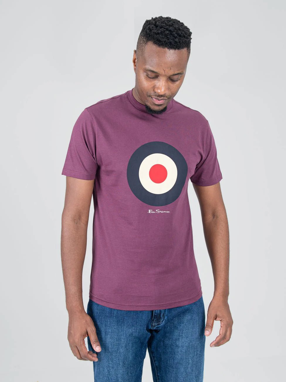 Ben Sherman Target Tee Cherry Laquer - Switch On Africa