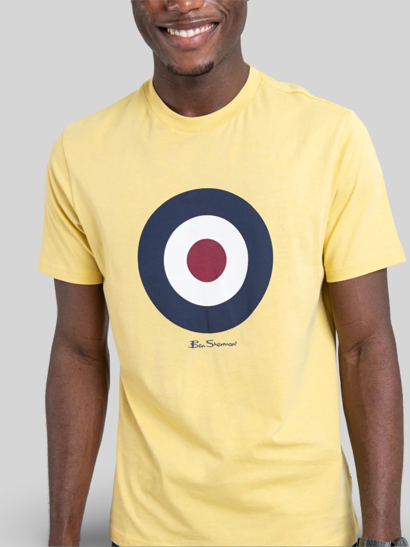 BEN SHERMAN TARGET TEE - LEMON - Switch On Africa