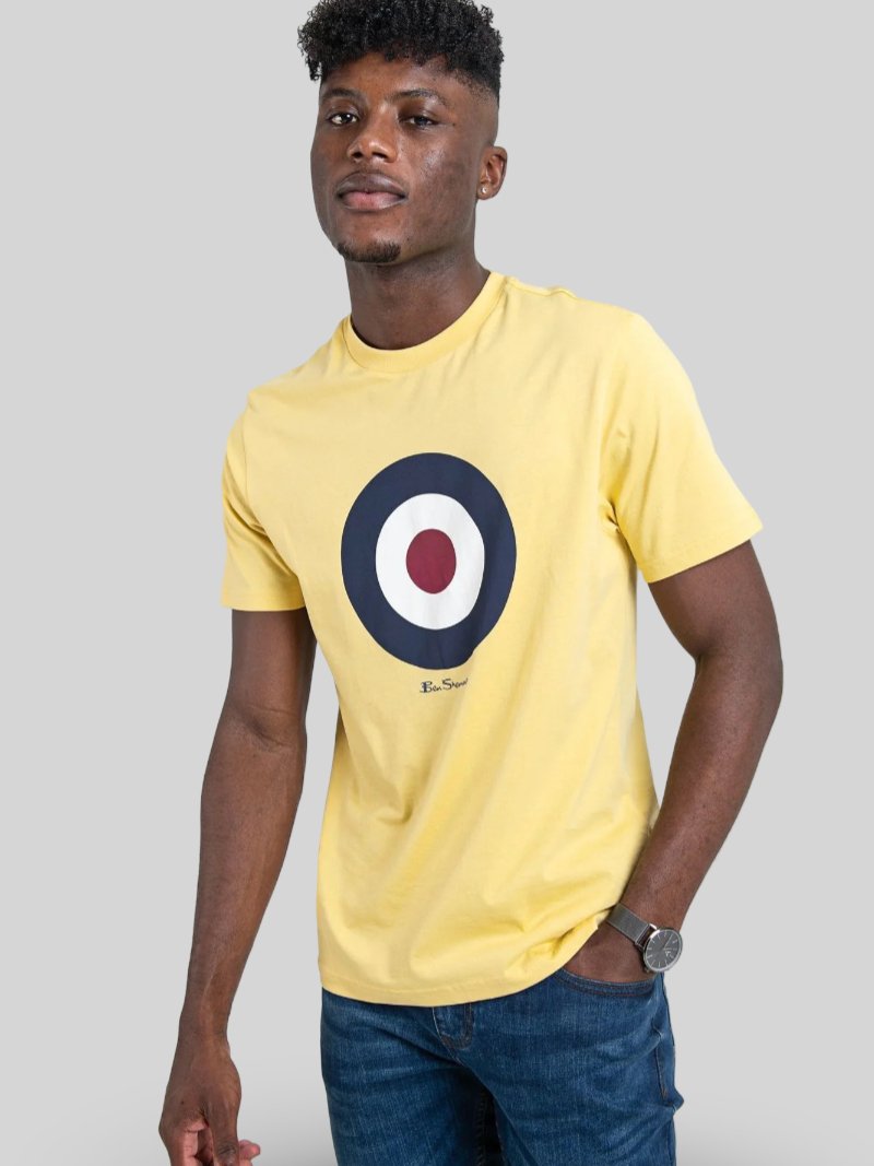 BEN SHERMAN TARGET TEE - LEMON - Switch On Africa