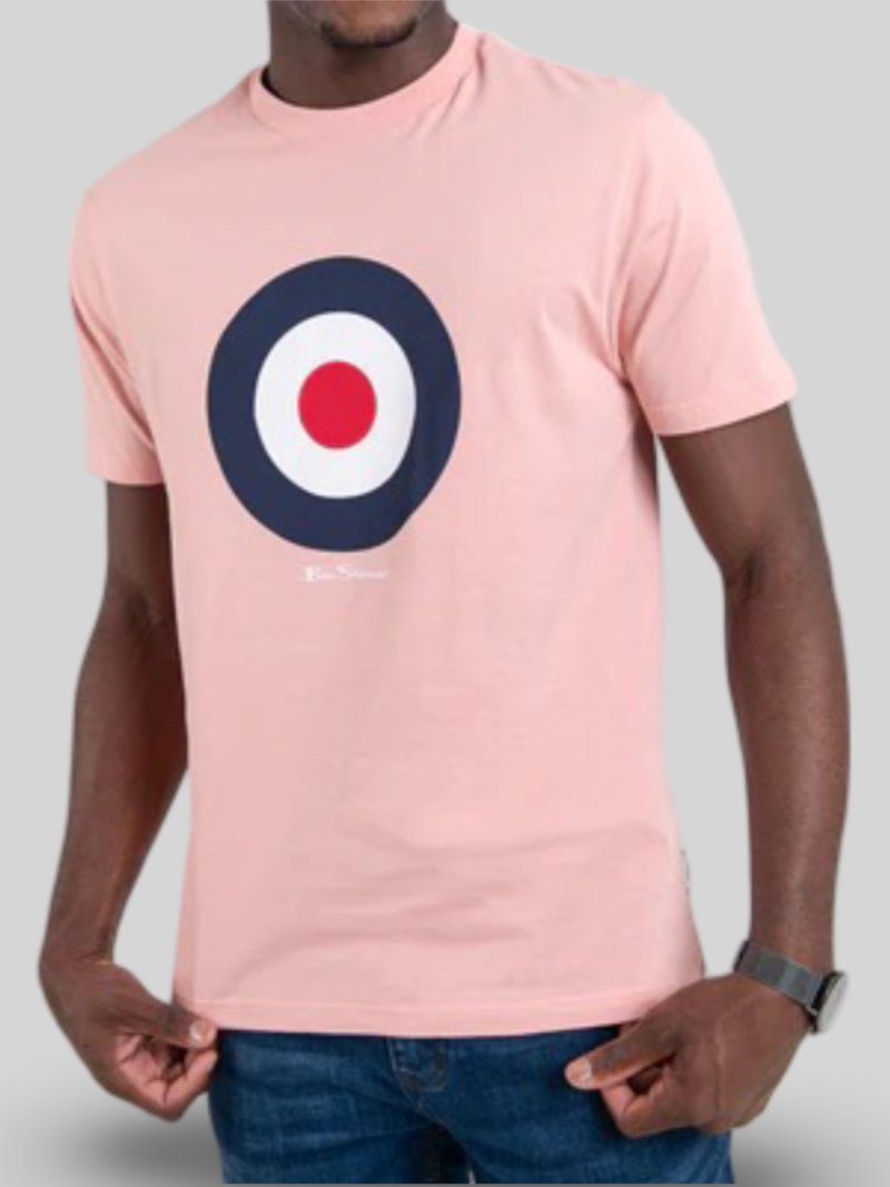 BEN SHERMAN TARGET TEE - LIGHT PINK - Switch On Africa