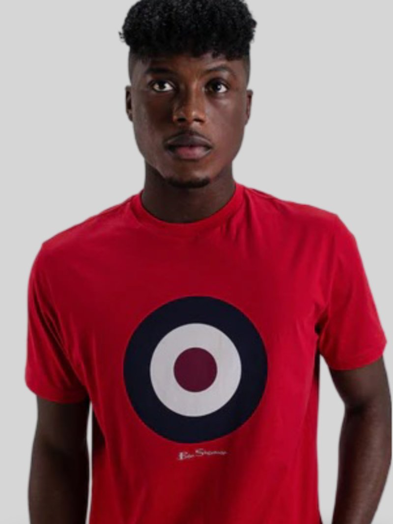 BEN SHERMAN TARGET TEE - RED - Switch On Africa