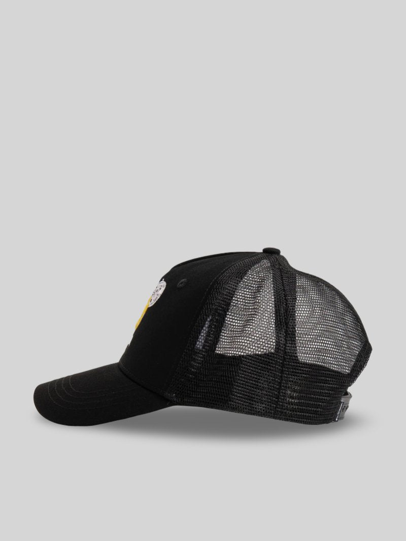 BenSherman HAPPY BEAR TRUCKER CAP - BLACK - Switch On Africa