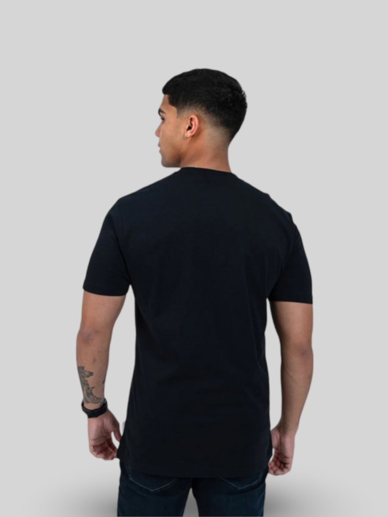 BENSHERMAN TARGET POCKET TEE - BLACK - Switch On Africa