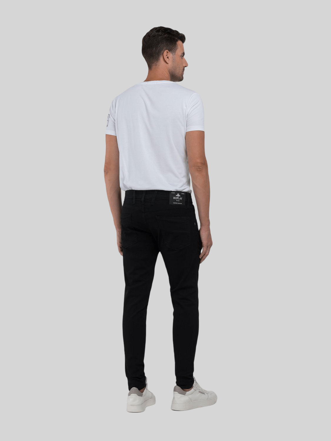 Bronny Coated Denim Black - Switch On Africa