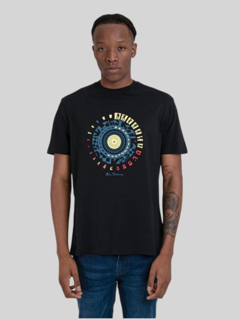 MOTION TARGET PUFF PRINT - BLACK - Switch On Africa