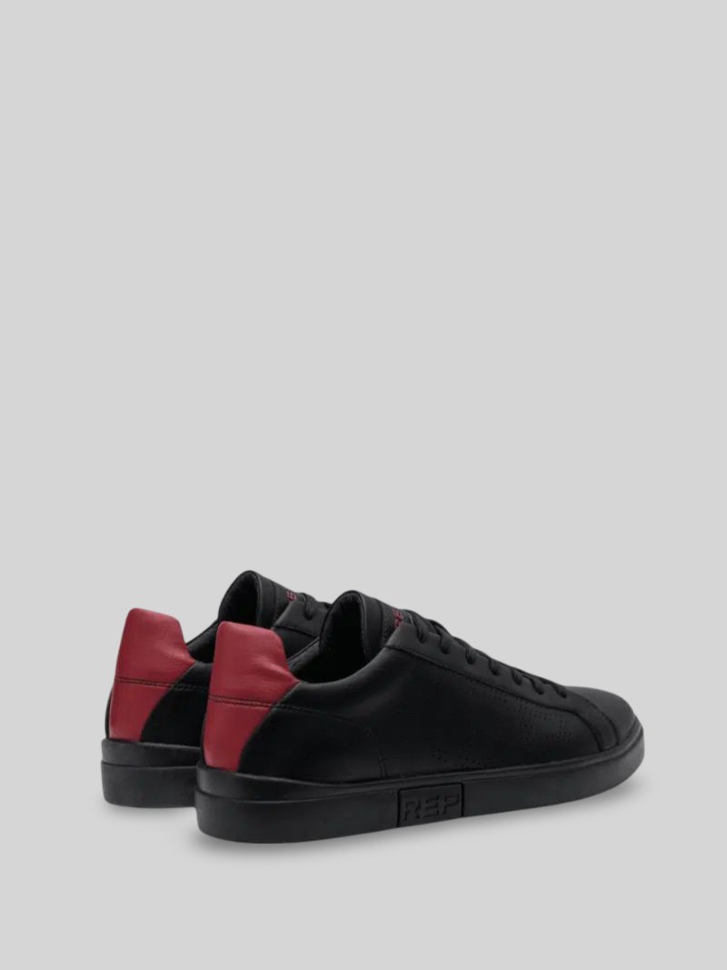 POLYS STUDIO LEATHER SNEAKERS BLACK - Switch On Africa