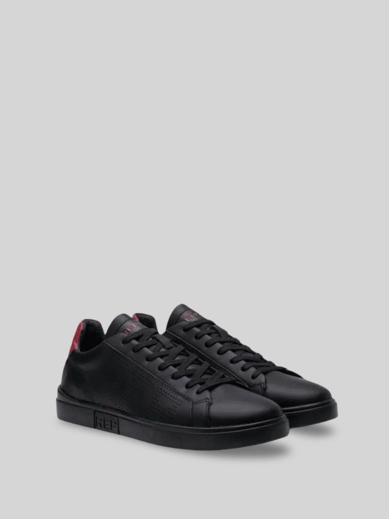 POLYS STUDIO LEATHER SNEAKERS BLACK - Switch On Africa