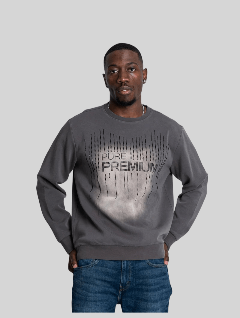Pure Premium Crema Sweater Grey - Switch On Africa