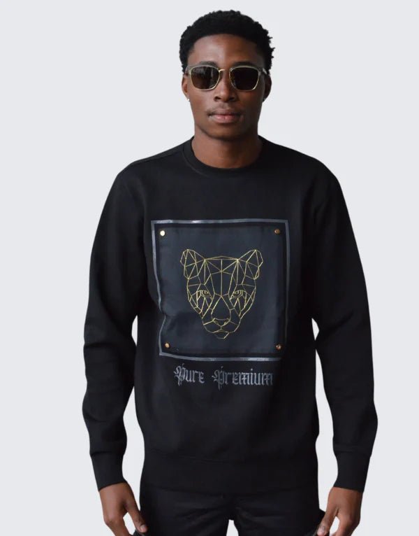Pure Premium Tortano Sweater Black - Switch On Africa
