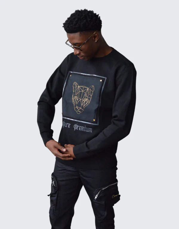 Pure Premium Tortano Sweater Black - Switch On Africa