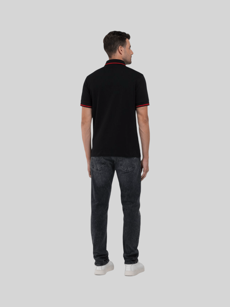 R Logo Polo Stretch Piquet - Switch On Africa