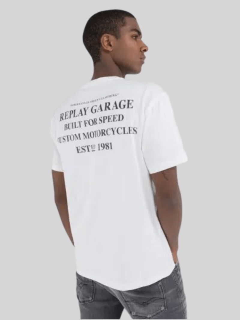 Replay BFS Tee White - Switch On Africa