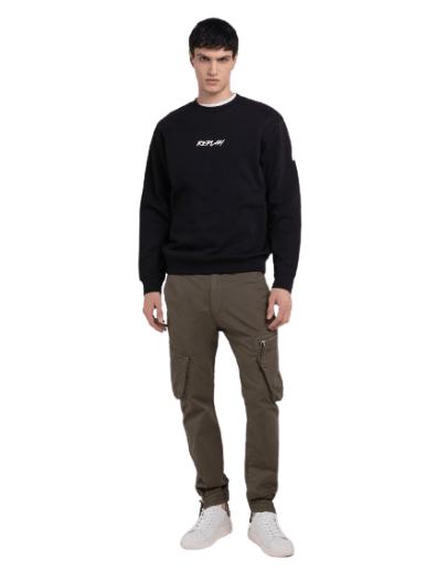 Replay BTIN Black Sweater - Switch On Africa