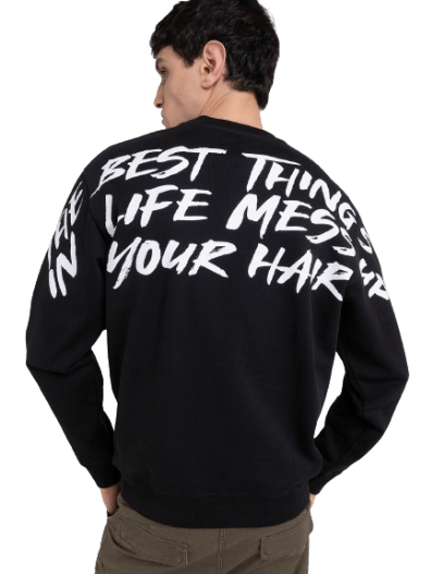 Replay BTIN Black Sweater - Switch On Africa