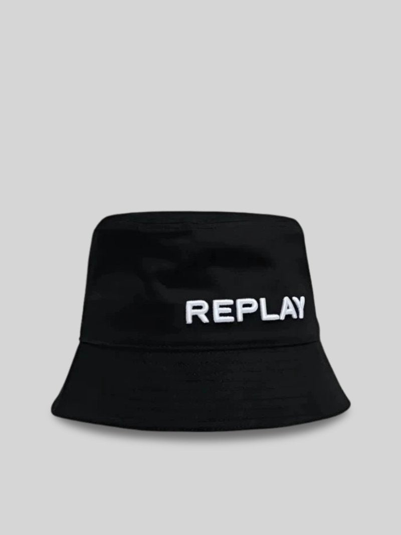 Replay Bucket Hat Black - Switch On Africa