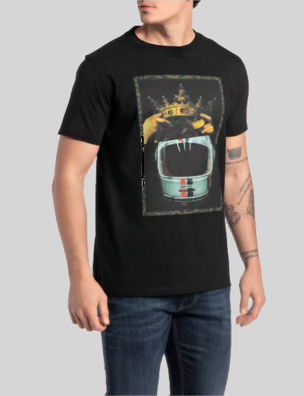 Replay Crown Tee Black - Switch On Africa