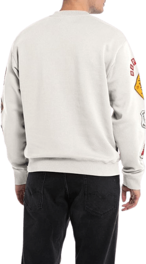 Replay Jamboree Off White Sweater - Switch On Africa
