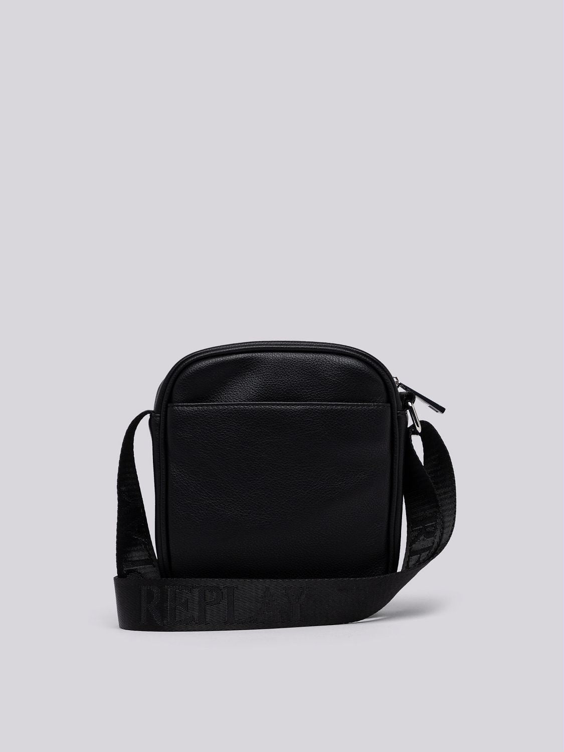Replay Label Leather Bag Black - Switch On Africa
