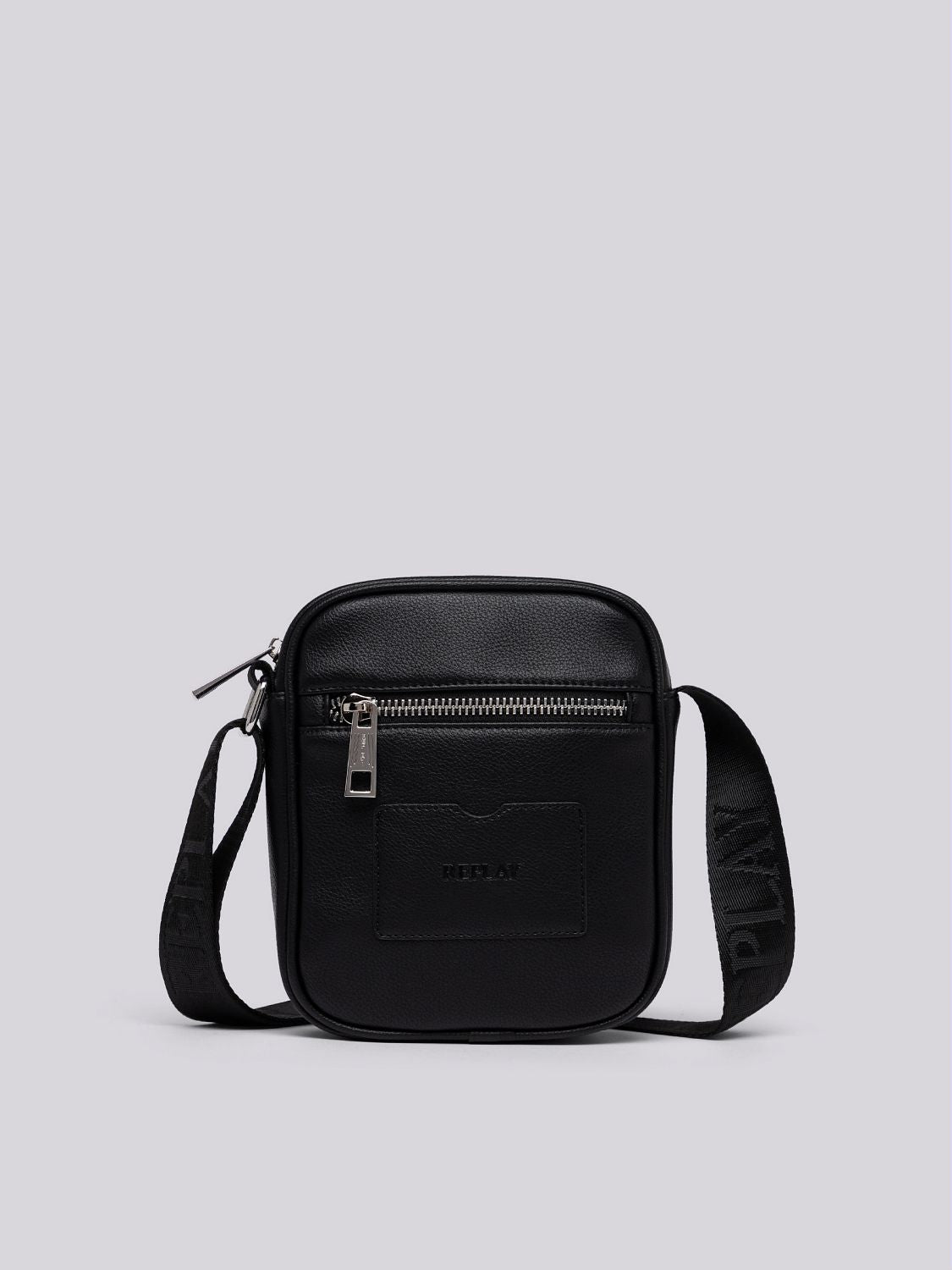 Replay Label Leather Bag Black - Switch On Africa