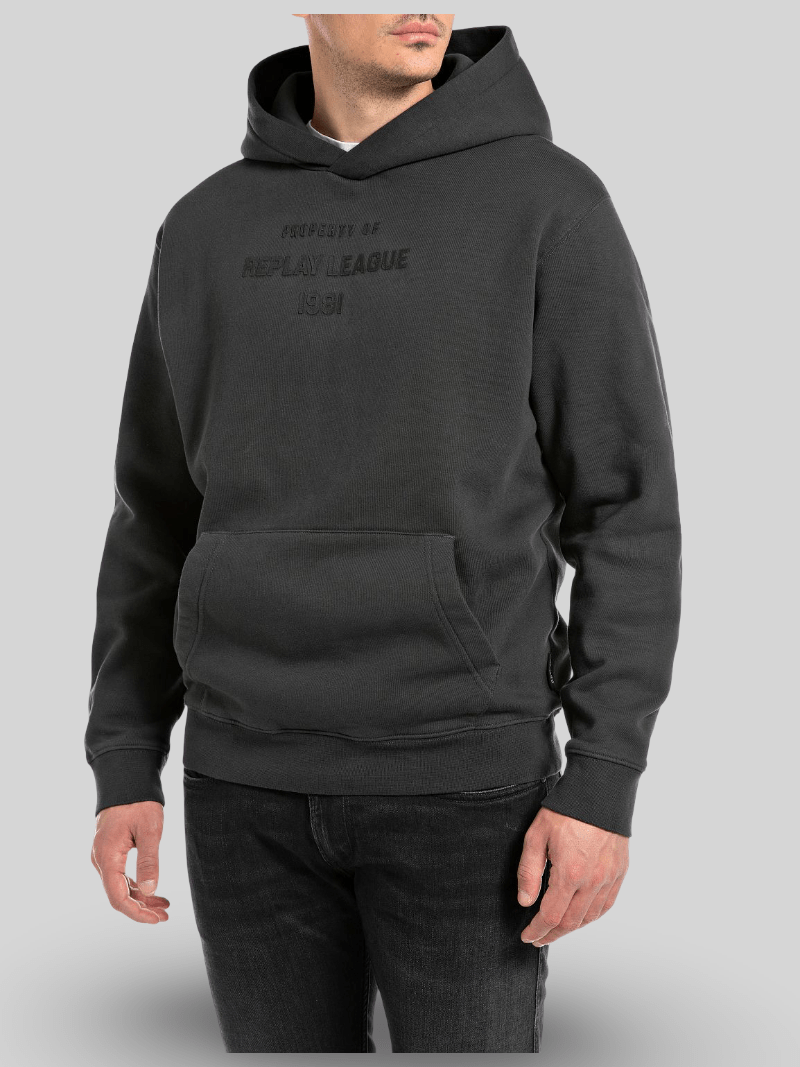 Replay League Hoody Black - Switch On Africa