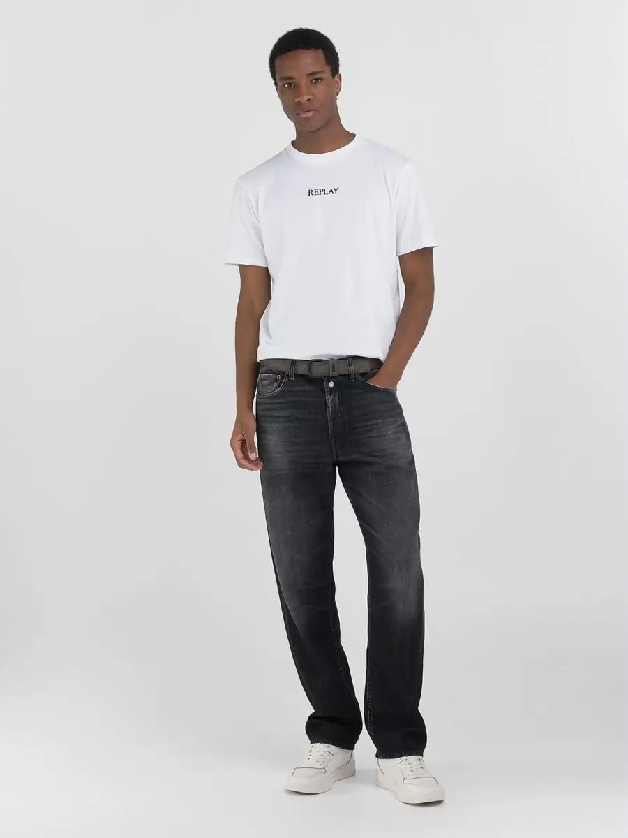 Replay Lettering White T-Shirt - Switch On Africa