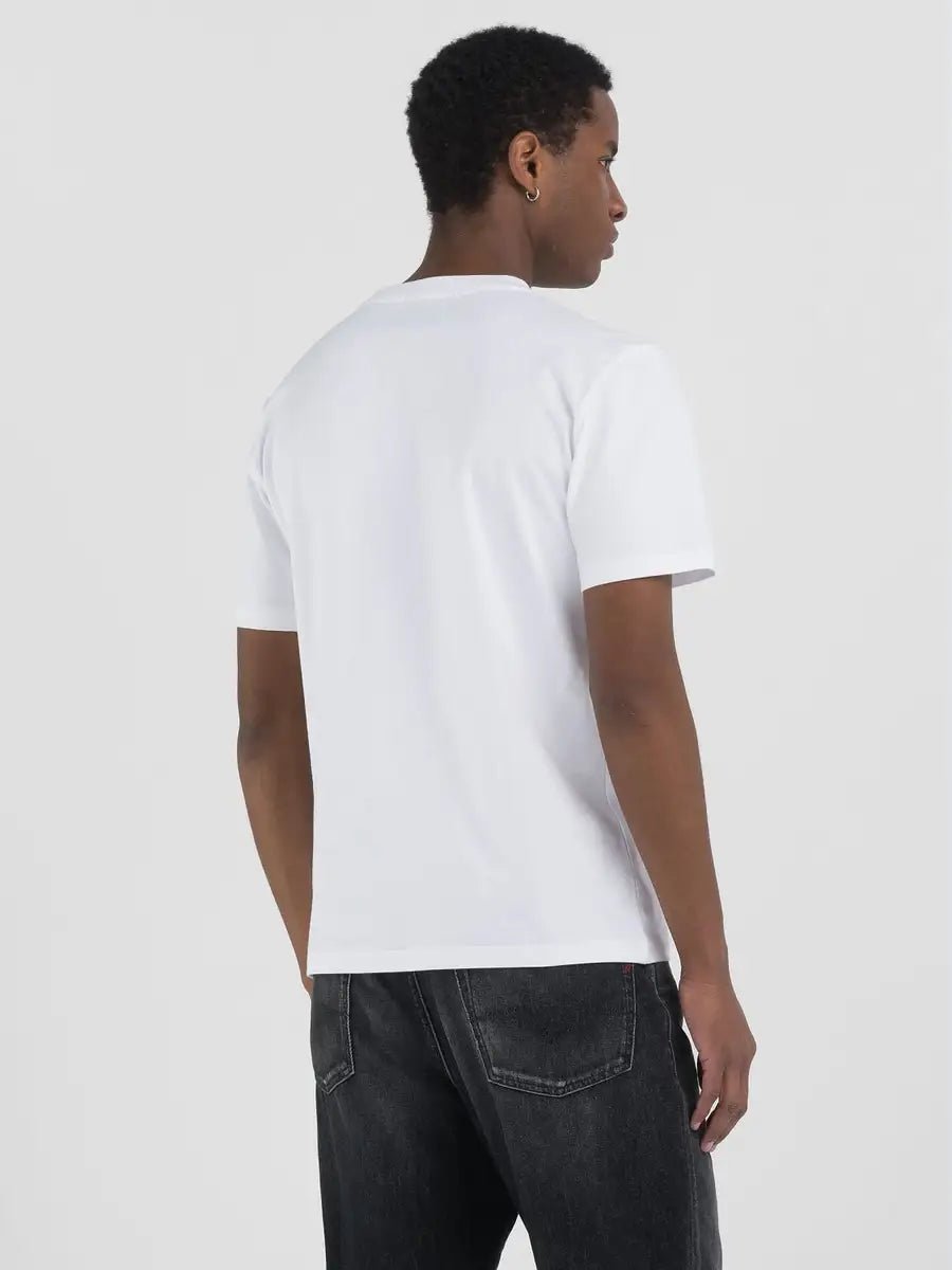 Replay Lettering White T-Shirt - Switch On Africa