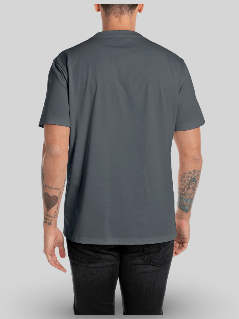 Replay Logo Tee Ocean Blue - Switch On Africa