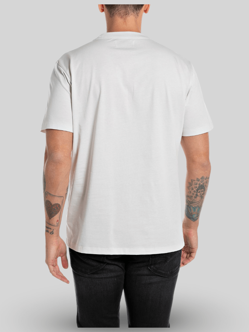 Replay Logo Tee White - Switch On Africa