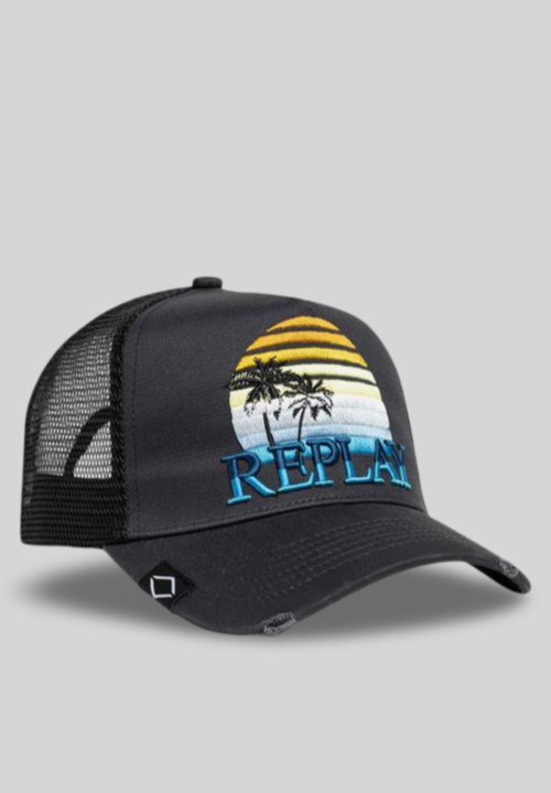 Replay Palm Cap Trucker Cap - Switch On Africa