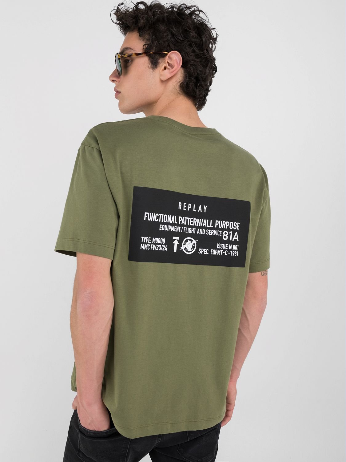 Replay Purpose Tee Army - Switch On Africa