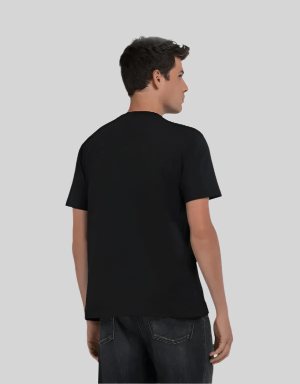 Replay R Logo Black T-shirt - Switch On Africa