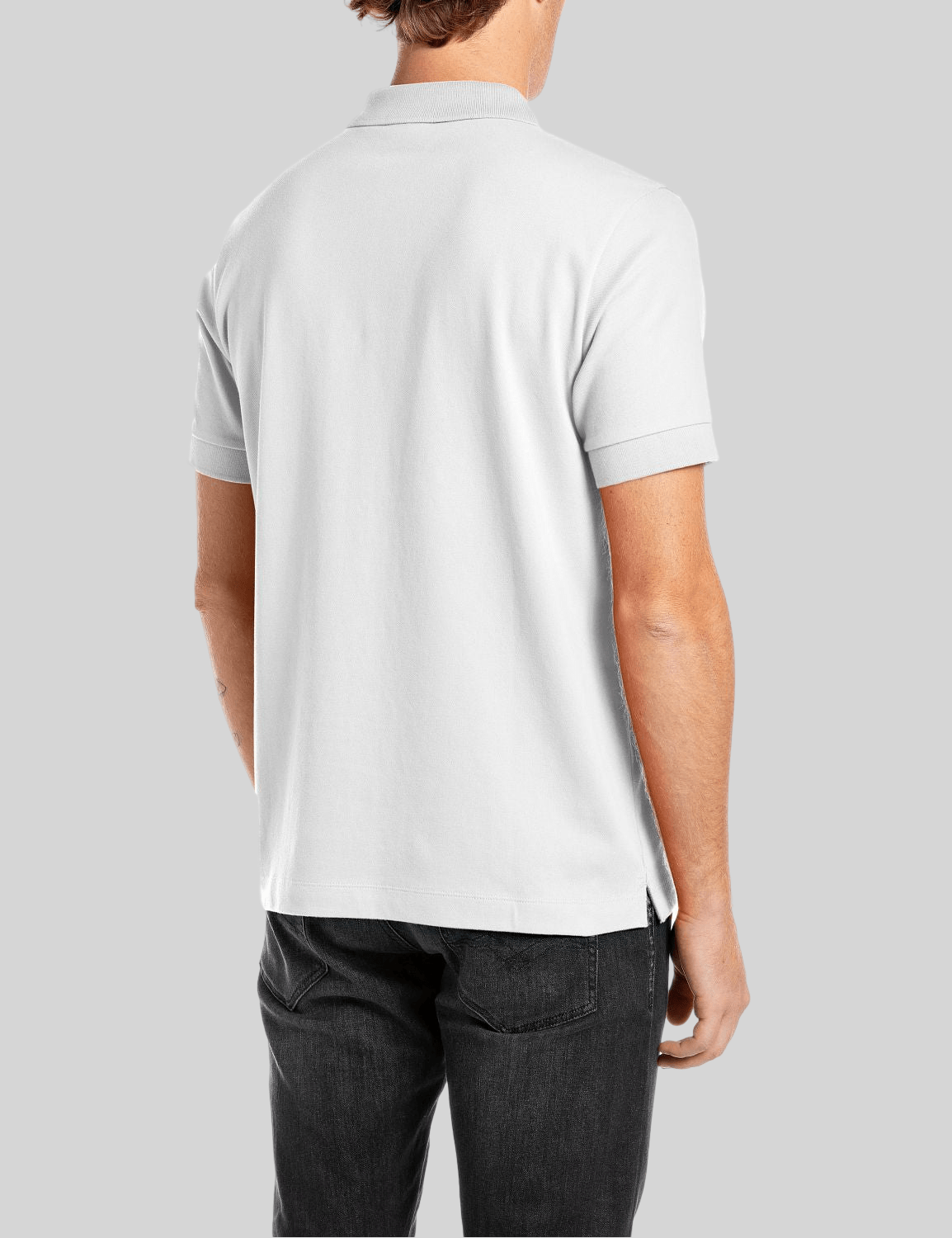 Replay R Logo Golfer White - Switch On Africa