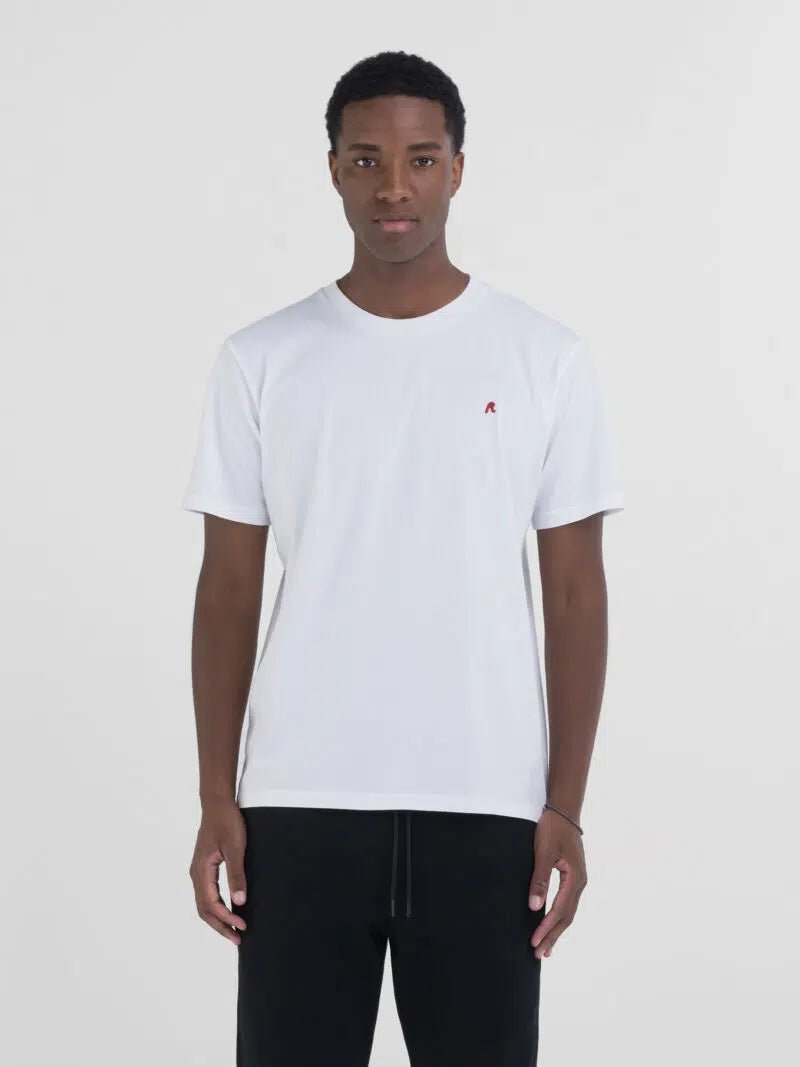 Replay R Logo T-Shirt White - Switch On Africa