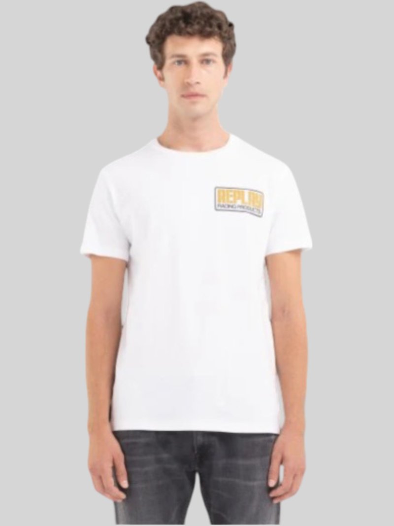 Replay Racing Tee White - Switch On Africa