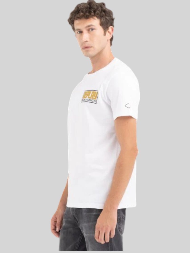 Replay Racing Tee White - Switch On Africa