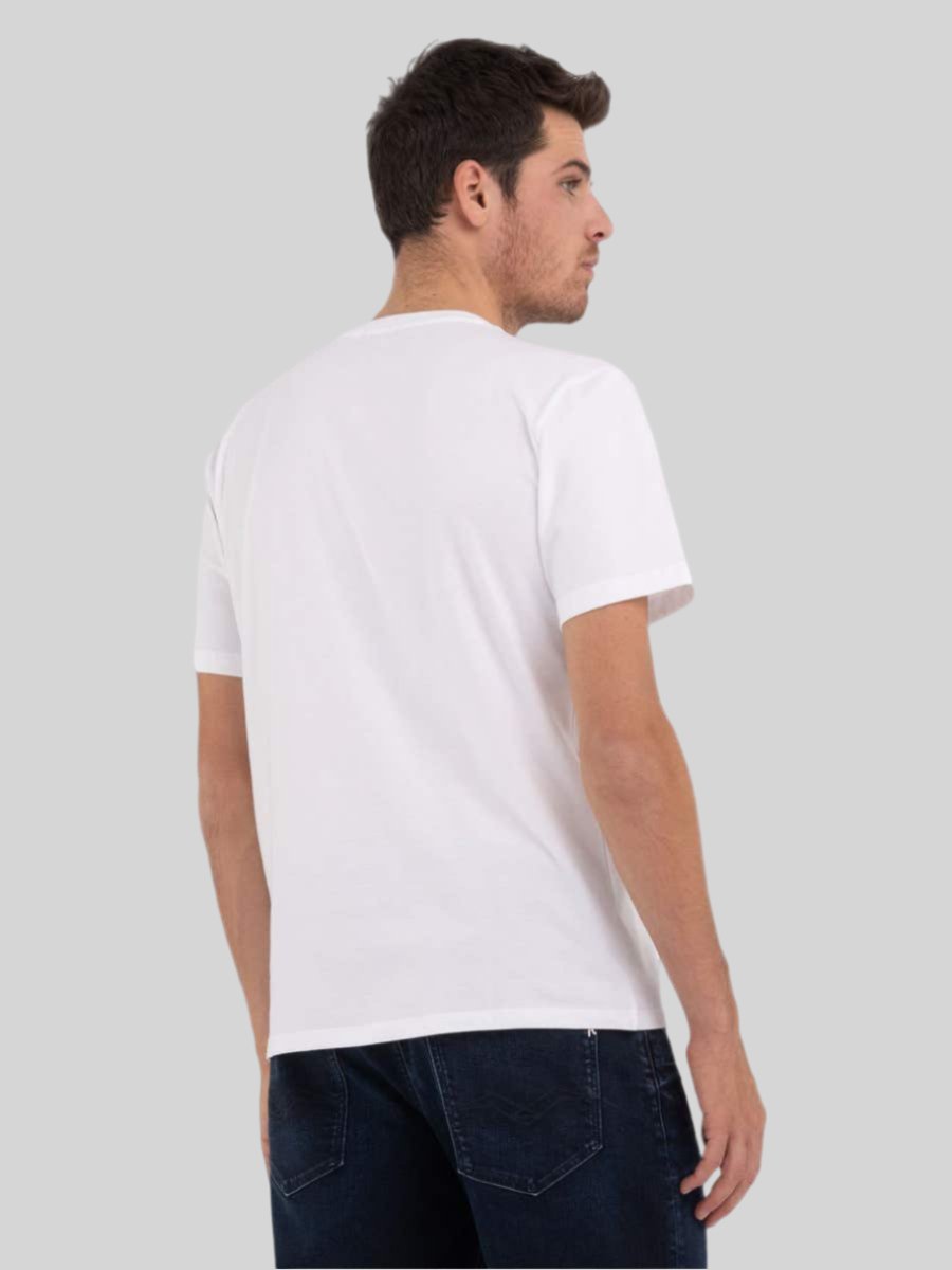 Replay Red Label Tee White - Switch On Africa