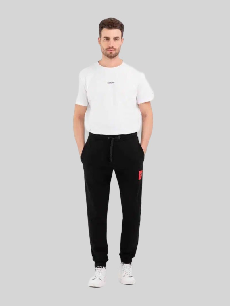 Replay Red Label TrackPants Black Switch On Africa