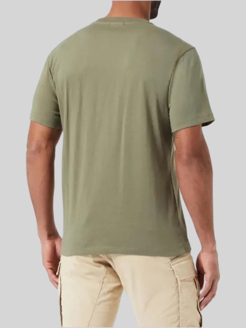 Replay S Logo Tee Olive - Switch On Africa