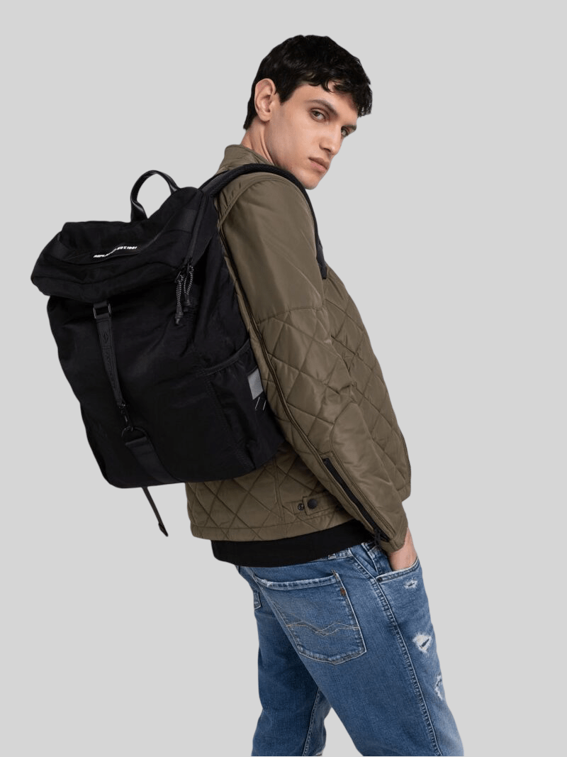 Replay Short Quilted Jacket Olive - Switch On Africa