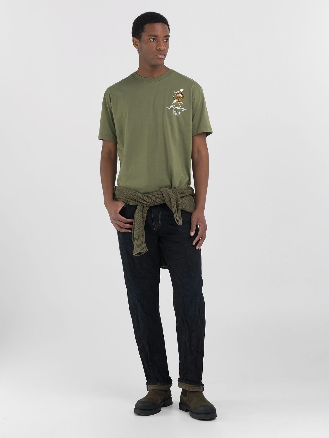 Replay Special Forces Tee Army - Switch On Africa