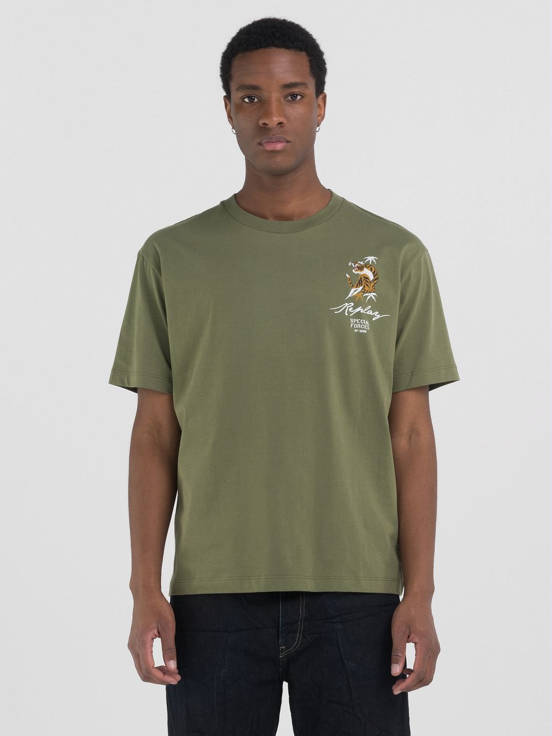 Replay Special Forces Tee Army - Switch On Africa