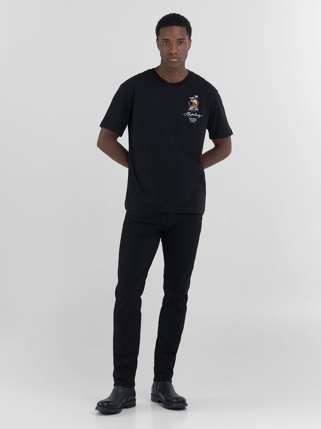 Replay Special Forces Tee Black - Switch On Africa