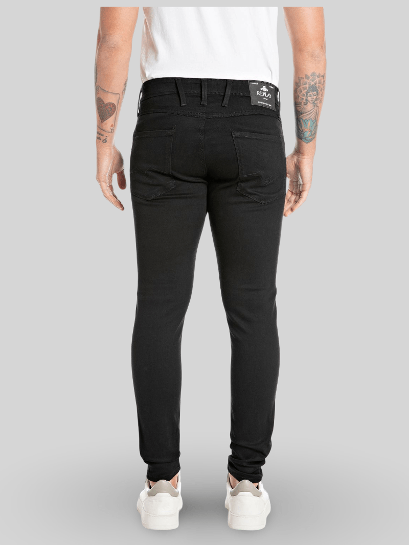 Replay Superior Bronny Fit Jean Black - Switch On Africa