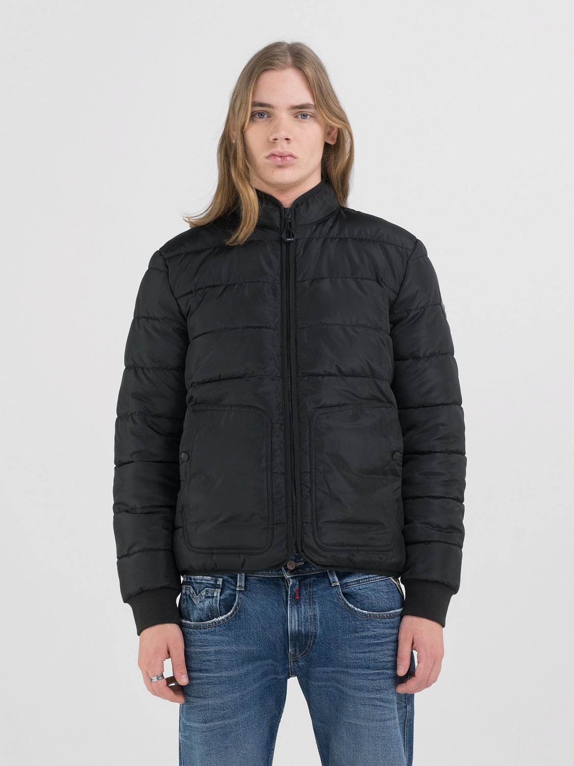 Replay Superior Puffer Jacket Black - Switch On Africa