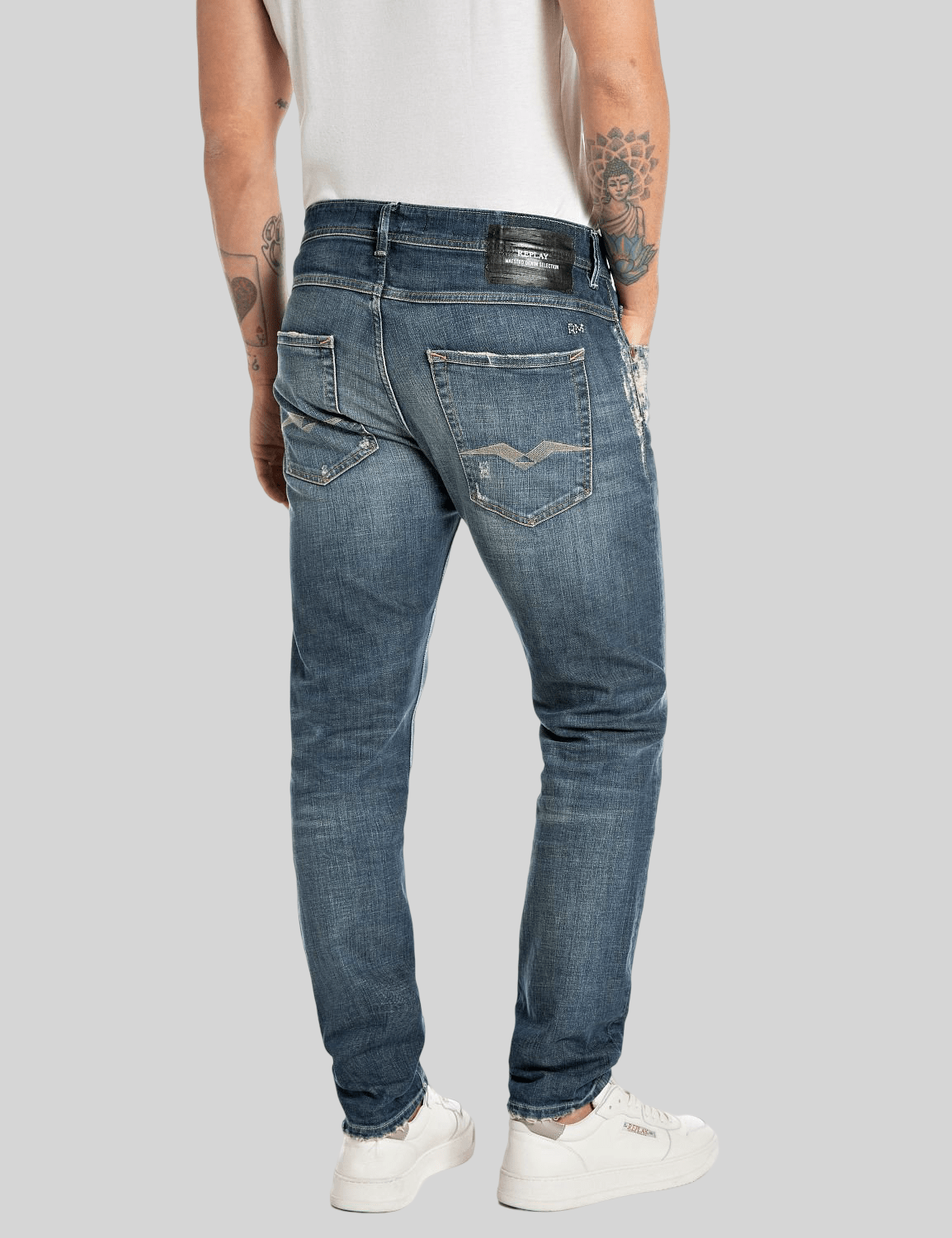 Replay Superior Willbi Medium Blue Jean - Switch On Africa