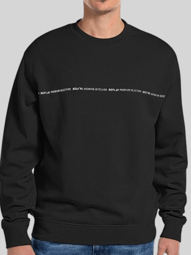 Replay Sweatshirt Black - Switch On Africa
